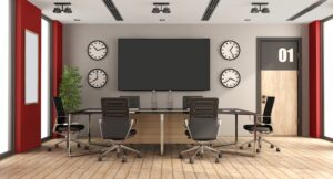 Modern boardroom